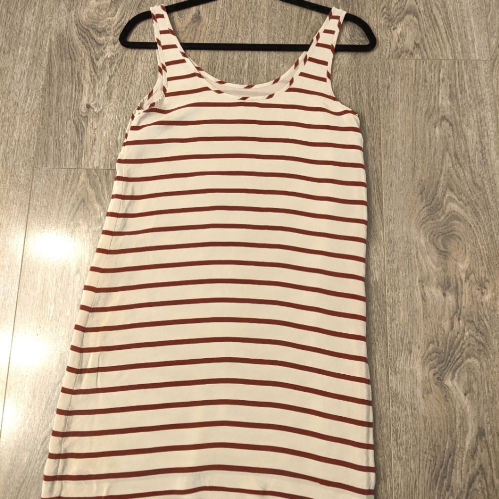 Club Monaco Tank Silk Striped Mini Dress Size 00